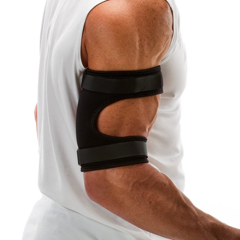 Cho-Pat Bicep/Tricep Cuff  Compression Brace for Bicep/Tricep Tendonitis  Weight Lifting Strains  and Inflammation  Large  Made in the USA - Image 1
